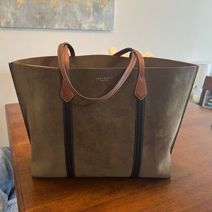 Tory Burch Perry Suede Tote